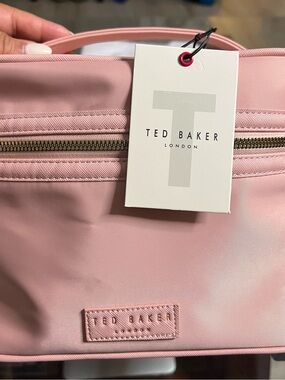 Ted Baker Light Pink Cosmetic Case with Top Handle